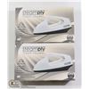 Image 1 : LOT OF 2 WHITE STEAMPLY  PORTABLE STEAMERS