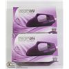 Image 1 : LOT OF 2 PURPLE STEAMPLY  PORTABLE STEAMERS