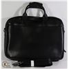 Image 1 : BLACK LEATHER LAPTOP BAG