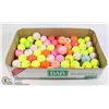 Image 1 : 5 DOZEN ASST COLORED RECLAIMED GOLF BALLS
