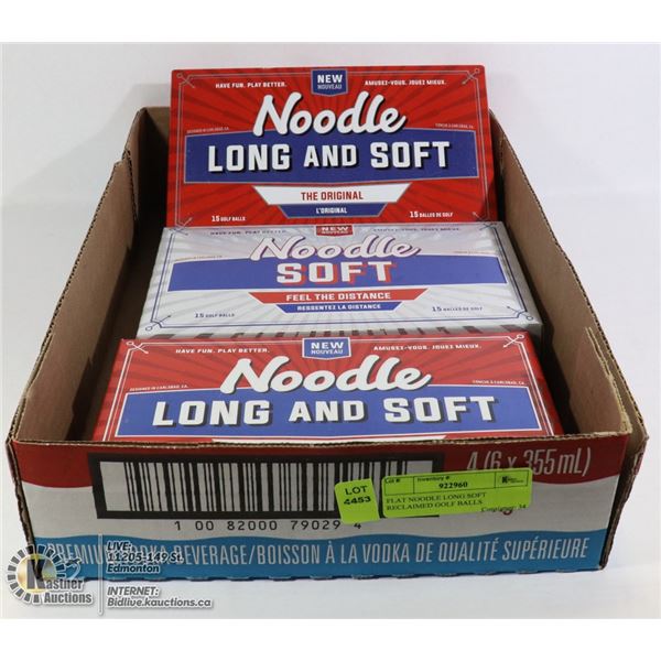 FLAT NOODLE LONG SOFT RECLAIMED GOLF BALLS