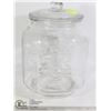 Image 1 : LARGE GLASS TRADITIONAL STORE DISPLAY PEANUT JAR
