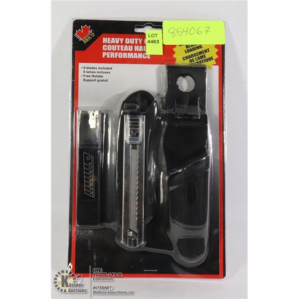 NEW HEAVY DUTY CUTTER WITH HOLDER & AUTO BLADE