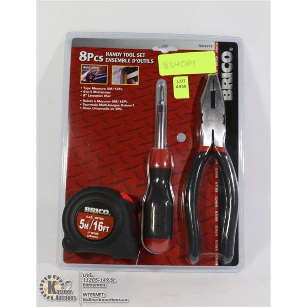 NEW 8PC TOOL SET