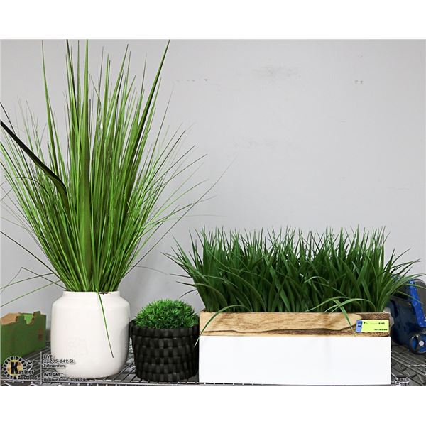 LOT WITH 3 SHOWHOME ARTIFICIAL PLANTS