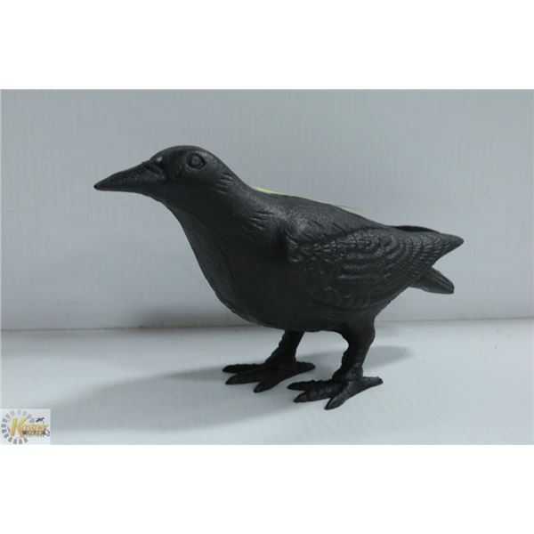 CAST IRON BIRD STATUE