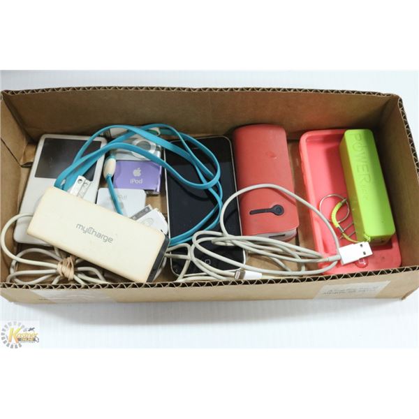 3 APPLE IPOD MINIS, 30GB IPOD AND IPHONE