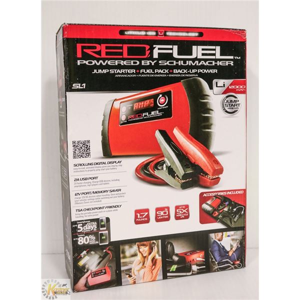 NEW SCHUMACHER 12K MAH LITHIUM ION JUMP STARTER