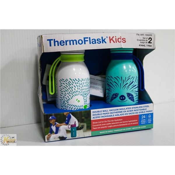 2 PACK THERMOFLASK KIDS 414 ML BOTTLES