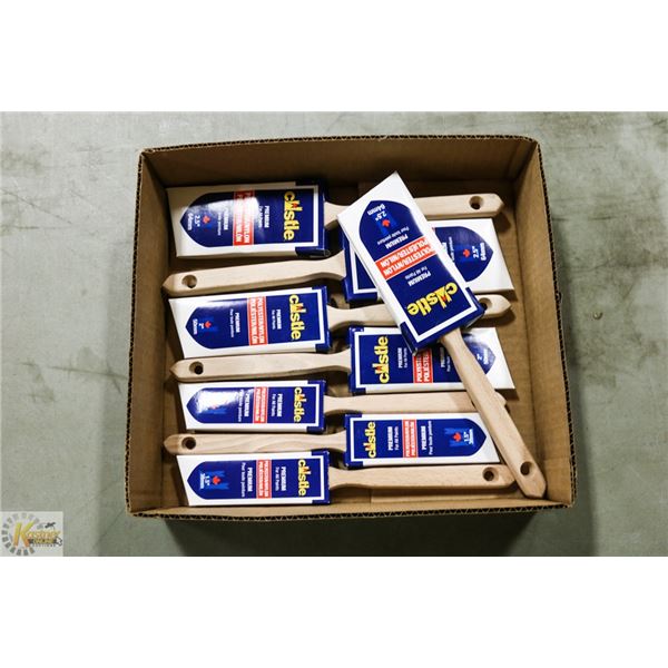 BOX WITH 8 QUALITY CASTLE PREMIUM PAINT