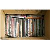 Image 1 : BOX OF ABOUT 40 DVDS INCLUDING : NEW BLU RAYS