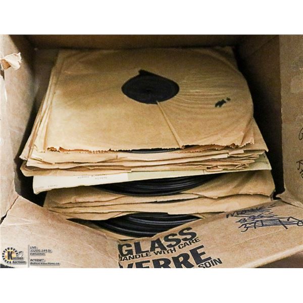 BOX OF VINTAGE 78 RPM RECORDS INCLUDING: SARAH