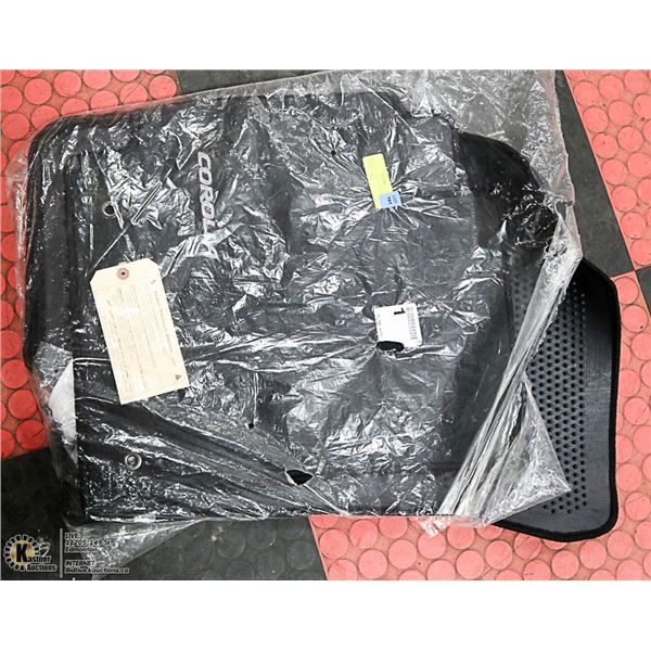 NEW SET OF COROLLA BLACK SUMMER CARPET