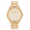 Image 1 : NEW MICHAEL KORS GOLD TONE WATCH MK LOGO MSRP $319