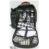 Image 1 : PICNIC SET BACKPACK WITH CUTLERY AND PLATES