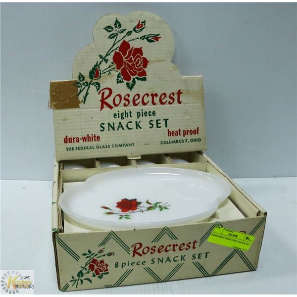 ROSECREST EIGHT PIECE SNACK SET