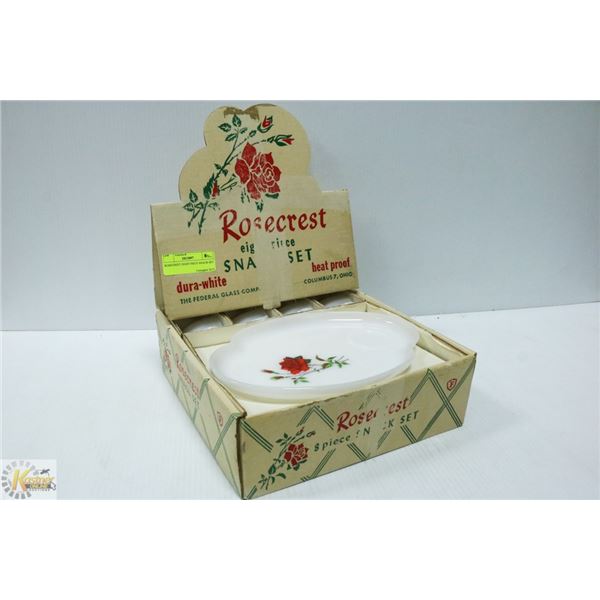 ROSECREST EIGHT PIECE SNACK SET