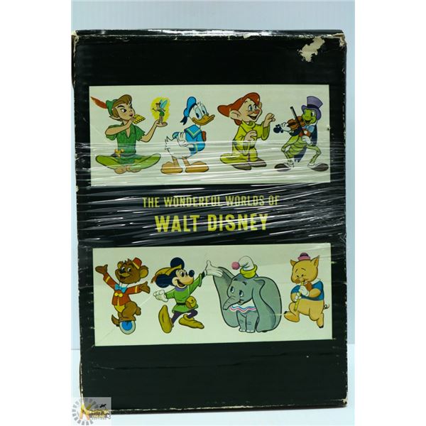 THE WONDERFUL WORLDS OF WALT DISNEY BOOK SET