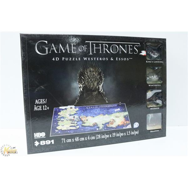 GAME OF THRONES 4D PUZZLE WESTEROS & ESSOS