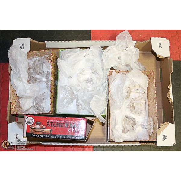 MISCELLANEOUS CRYSTAL DISHES