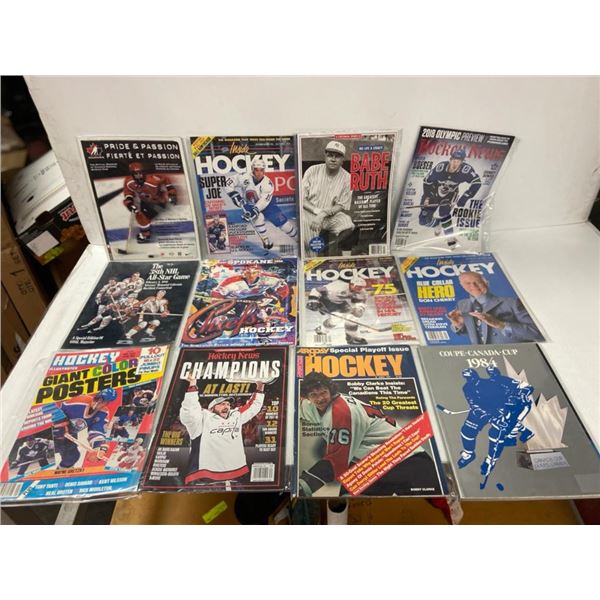 BOX OF SPORTS MAGAZINES