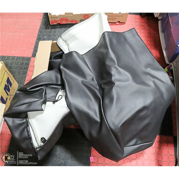 SET OF LEATHER SEAT COVERS FOR A 2004 F150