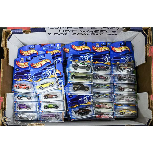 64 HOT WHEELS 2002 SEGMENT SERIES SET W/4 VARIANTS
