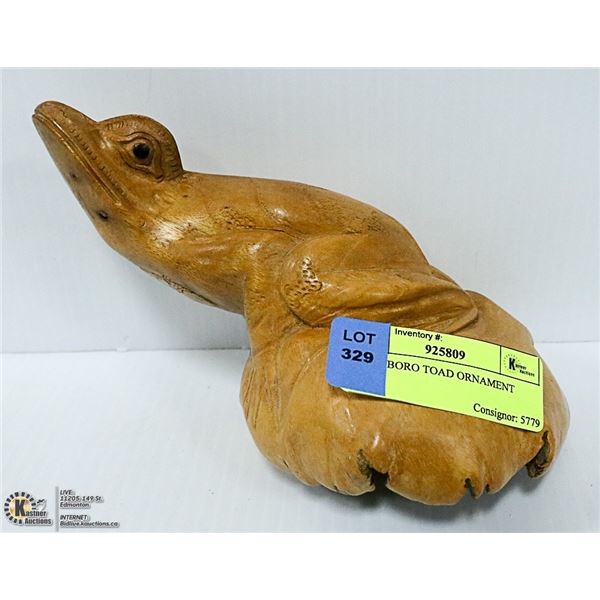 MAPLEBORO TOAD ORNAMENT