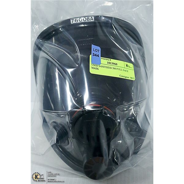USED SANITIZED NORTH FULL FACE MASK