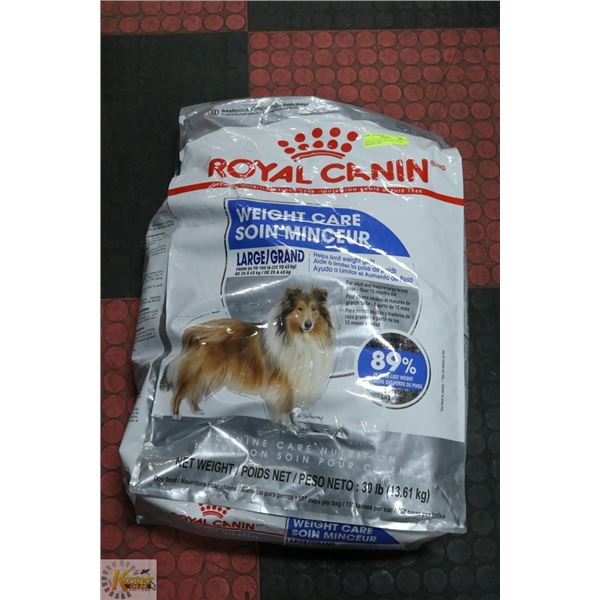 ROYAL CANIN  DOG FOOD 30 LBS, WEIGHT CARE