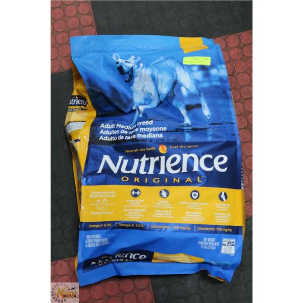 NUTRIENCE DOG FOOD, ADULT MEDIUM BREED, 25 LBS.