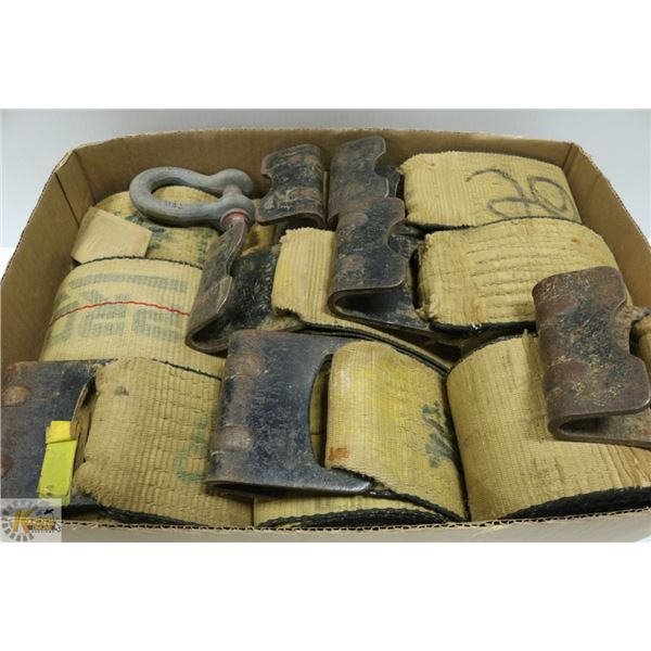 TRAY OF CARGO STRAPS