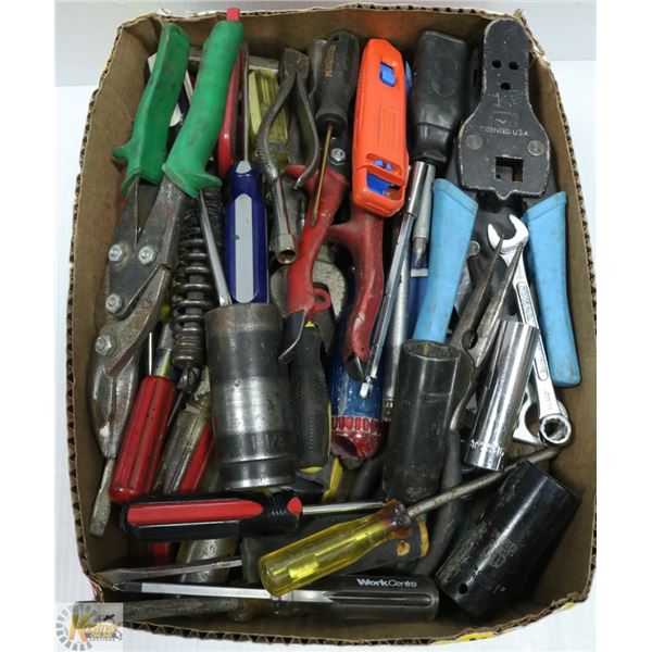 TRAY OF ASSORTED SHOP MISCELLANEOUS