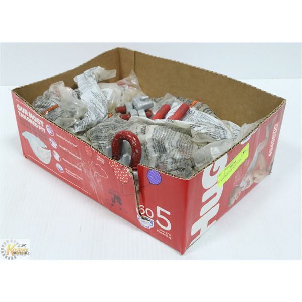 25 ASSORTED CROSBY CLIPS