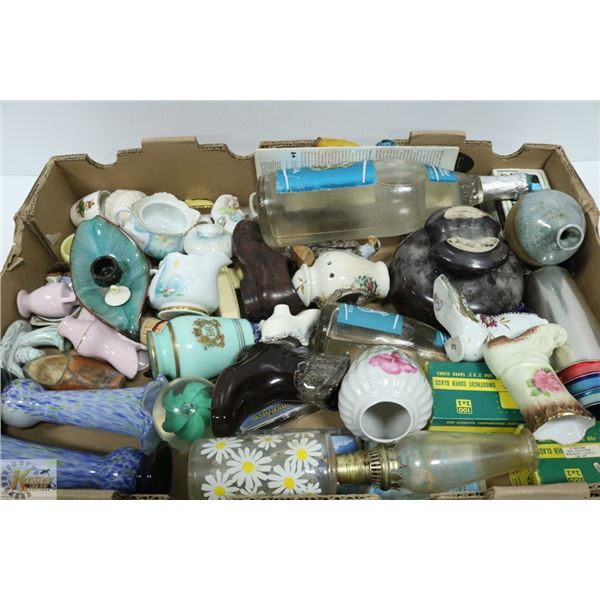 TRAY OF ASSORTED COLLECTIBILES