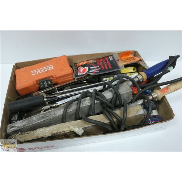 FLAT OF ASSORTED TOOLS