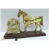 Image 1 : VINTAGE HORSE CLOCK