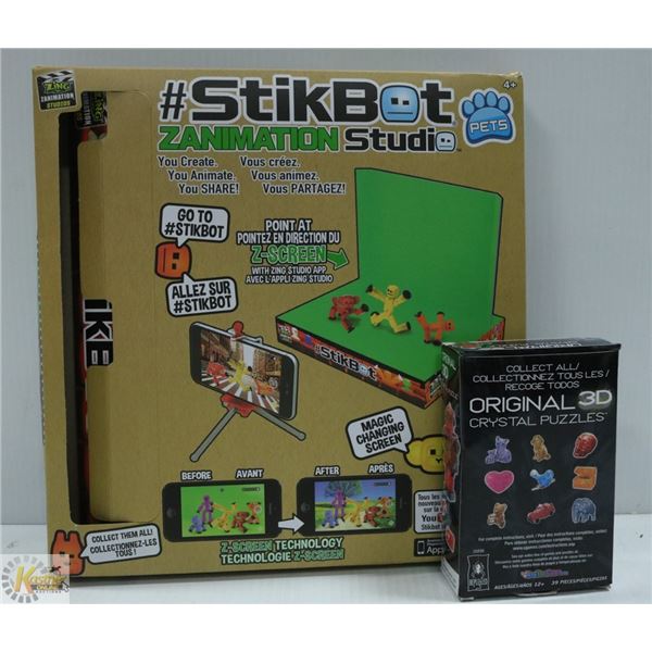 STIKBOT ZANIMATION STUDIO WITH ROBOTS IN PACKS