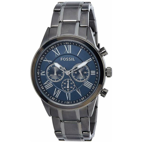 NEW FOSSIL SMOKE ST. STEEL TRIPLE CHRONO MSRP $219