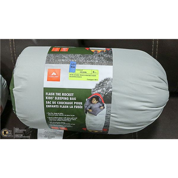 NEW OZARK TRAIL ROCKET KIDS' SLEEPING BAG