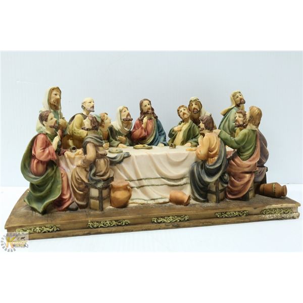 CERAMIC LAST SUPPER STATUE