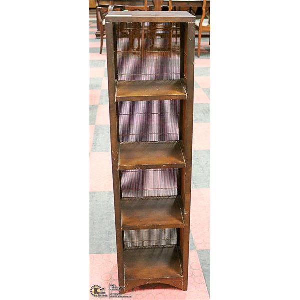 WOOD CD RACK