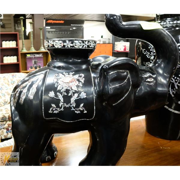 LARGE BLACK ORIENTAL ELEPHANT