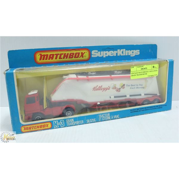 VINTAGE MATCHBOX K-3 KELLOGGS GRAIN TRANSPORTER