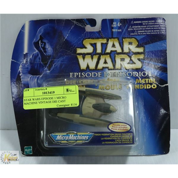 STAR WARS EPISODE 1 MICRO MACHINE VINTAGE DIE CAST