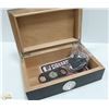 Image 1 : CIGUADIAN CIGAR HUMIDOR BLACK WALNUT