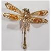 Image 2 : RHINESTONE DRAGONFLY BROOCH