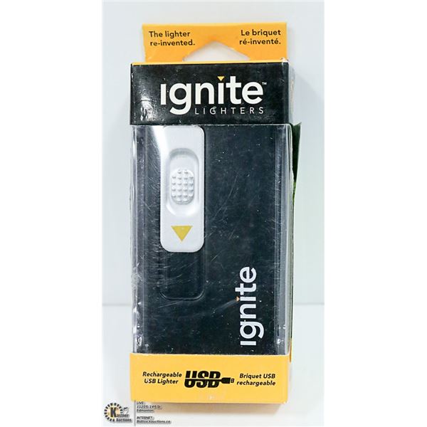 NEW IGNITE RECHARGABLE USB LIGHTER