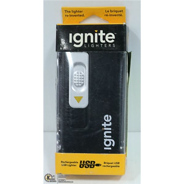NEW IGNITE RECHARGABLE USB LIGHTER