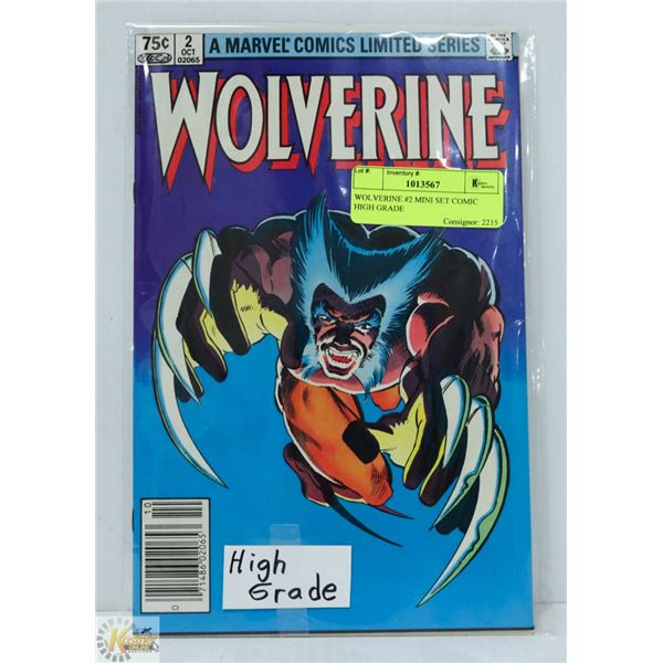 WOLVERINE #2 MINI SET COMIC HIGH GRADE
